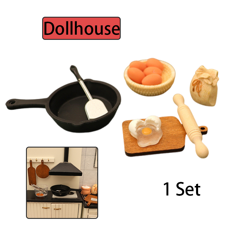Kitchen Baking Decor - 1/12 Dollhouse Miniature Kitchenware Kit Model