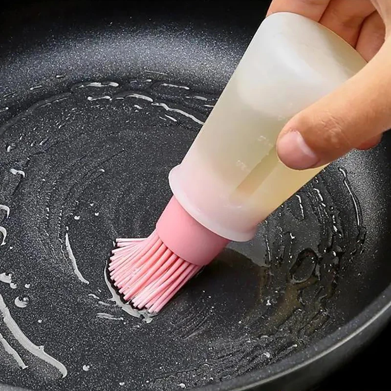 Kitchen And Baking Tools - New 2026 1PC Silicone Oil-Bottle Brush