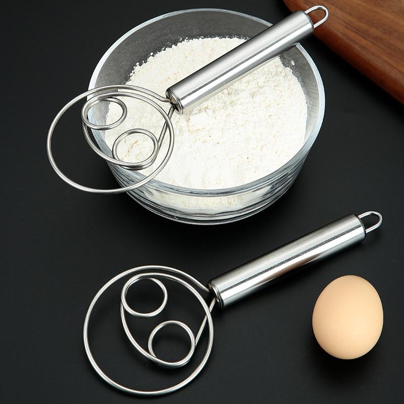 Kitchen Baking Utensil - C Dough Whisk Bread Mixer Stainless