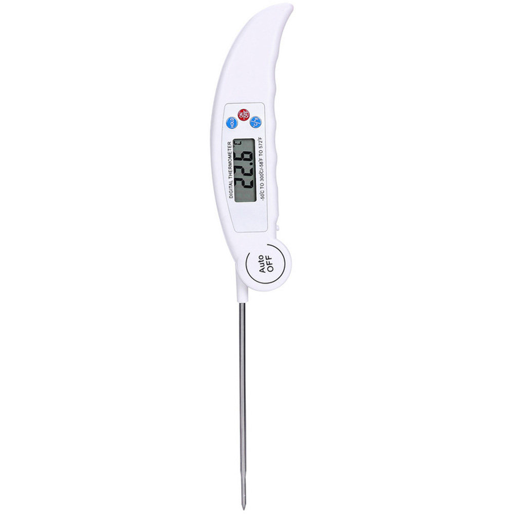 Kitchen And Baking Tools - Folding Food Thermometer Stainless Steel Bbq