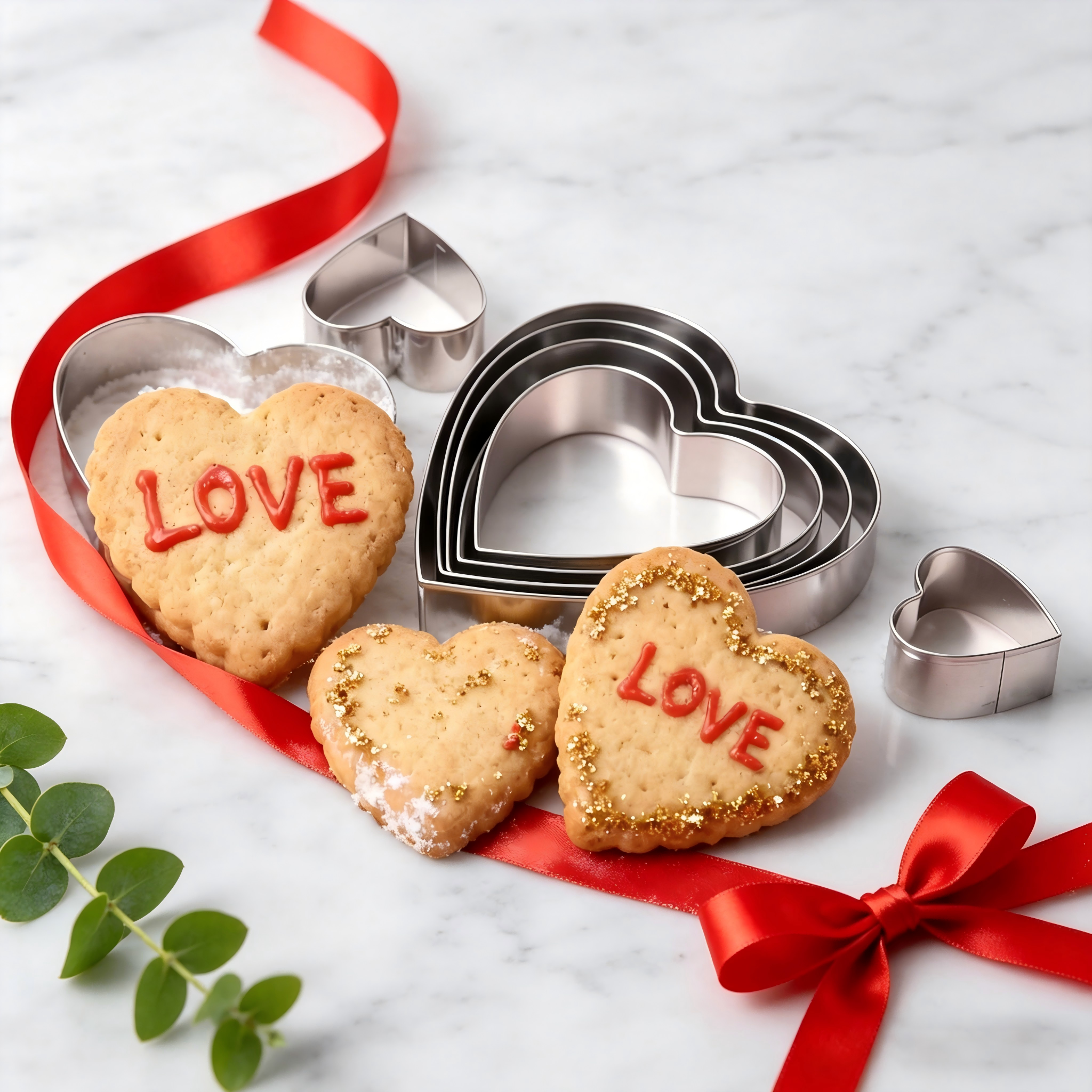 Kitchen And Baking Equipment - Cookie Cutter Set 5Pcs Mother's Day