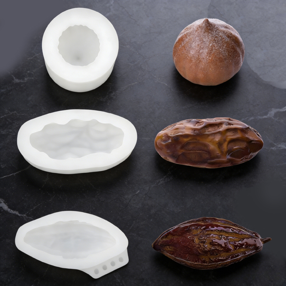 Baking Kitchen Design - Single-Cell Chestnut Cocoa Pod or Date