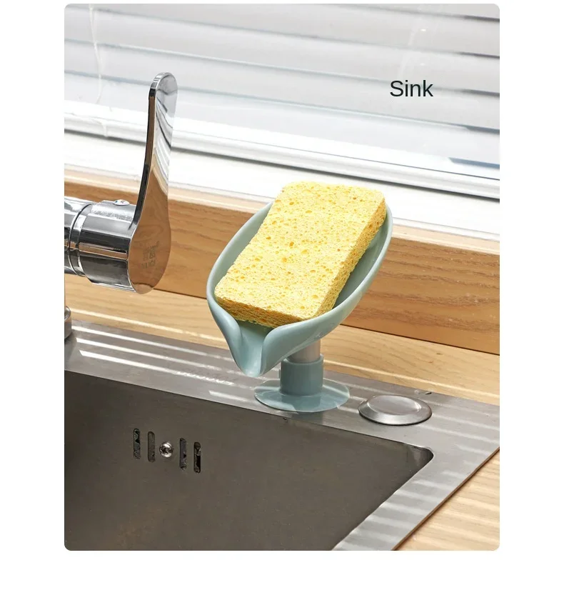 Drain Soap Holder Leaf Shape S - Kitchen Zo ulasan dan harga