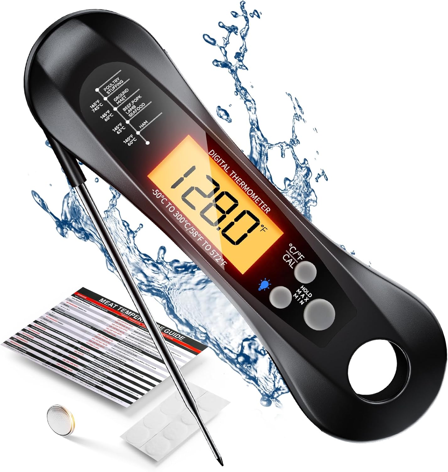 Digital Meat Thermometer Water - Kitchen Baking Utensil ulasan dan harga