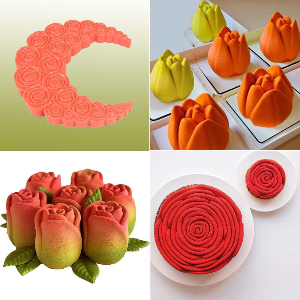 French Mousse Cake Molds Valen - Baking Kitchen Design ulasan dan harga