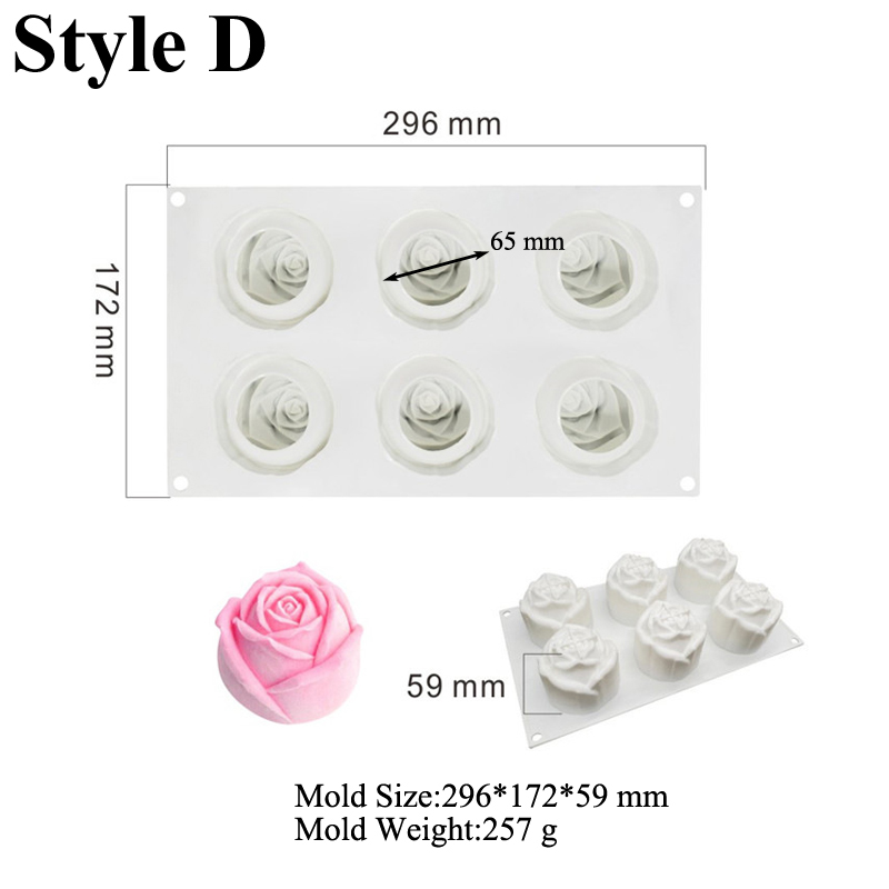 French Mousse Cake Molds Valen - Baking Kitchen Design ulasan dan harga