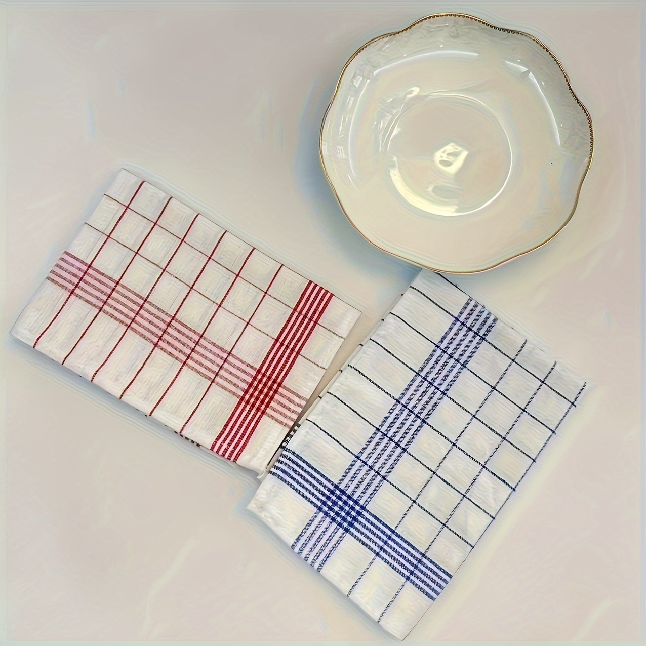 3/8Pcs, Colorful Simple Plaid  - Kitchen Baking Necessities ulasan dan harga