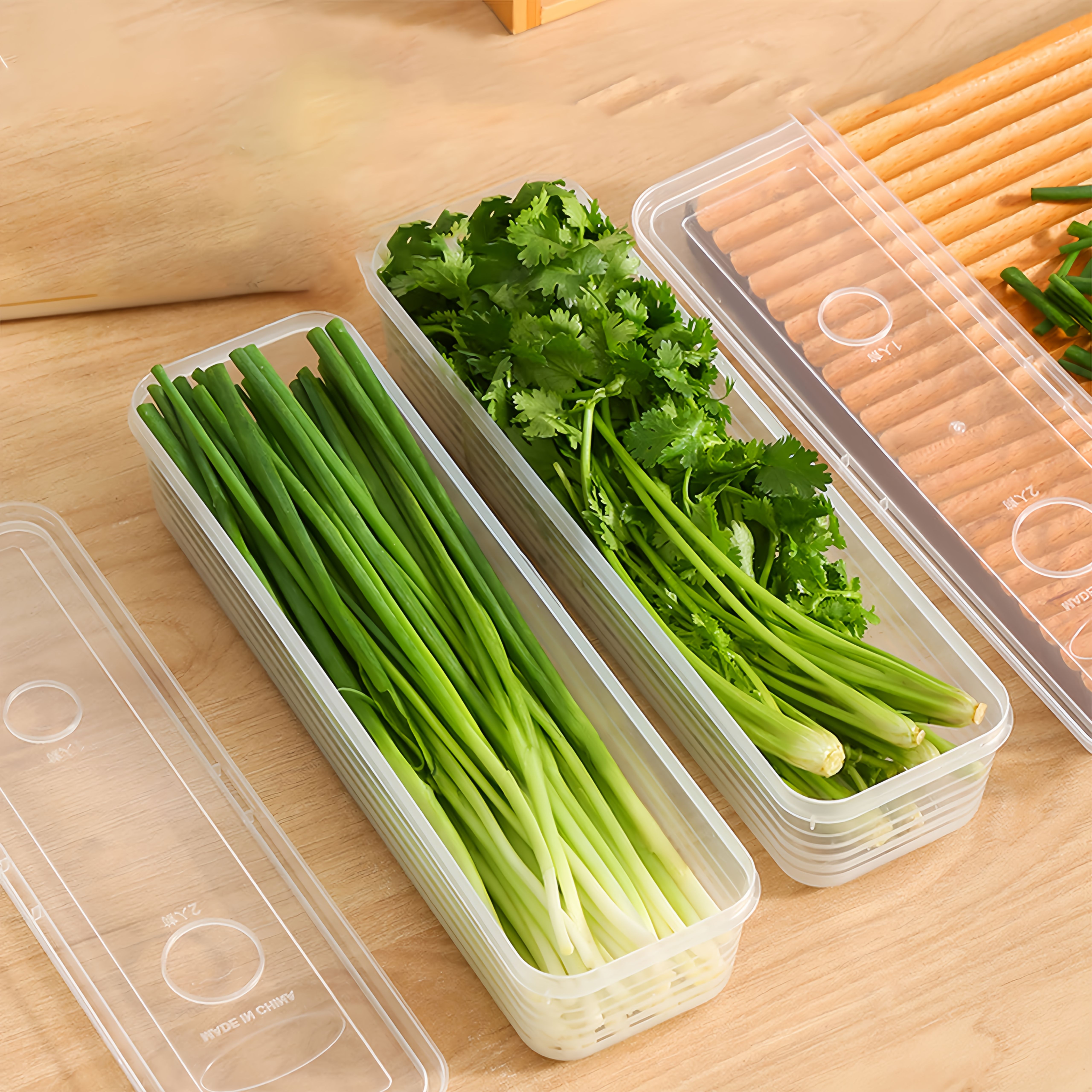 2/4/6pcs Food Vegetable Storag - Kitchen Zo ulasan dan harga