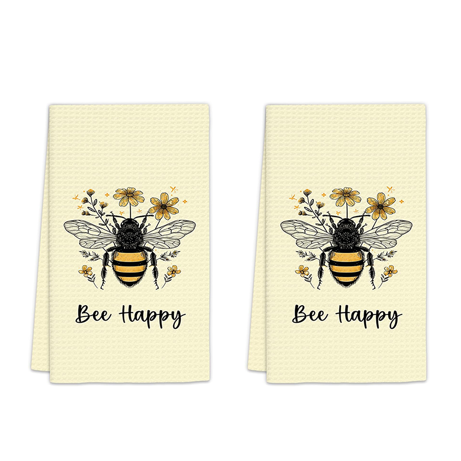 2Pcs, Summer Bee Happy Kitchen - Kitchen Baking Necessities ulasan dan harga