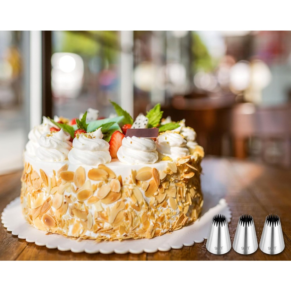 3Pcs Piping Bags and Tips Set, - Kitchen And Baking Equipment ulasan dan harga