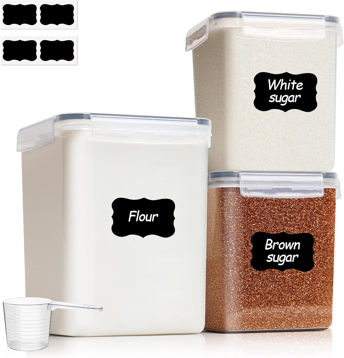 Airtight Food Storage Containe - Kitchen Baking Canisters ulasan dan harga