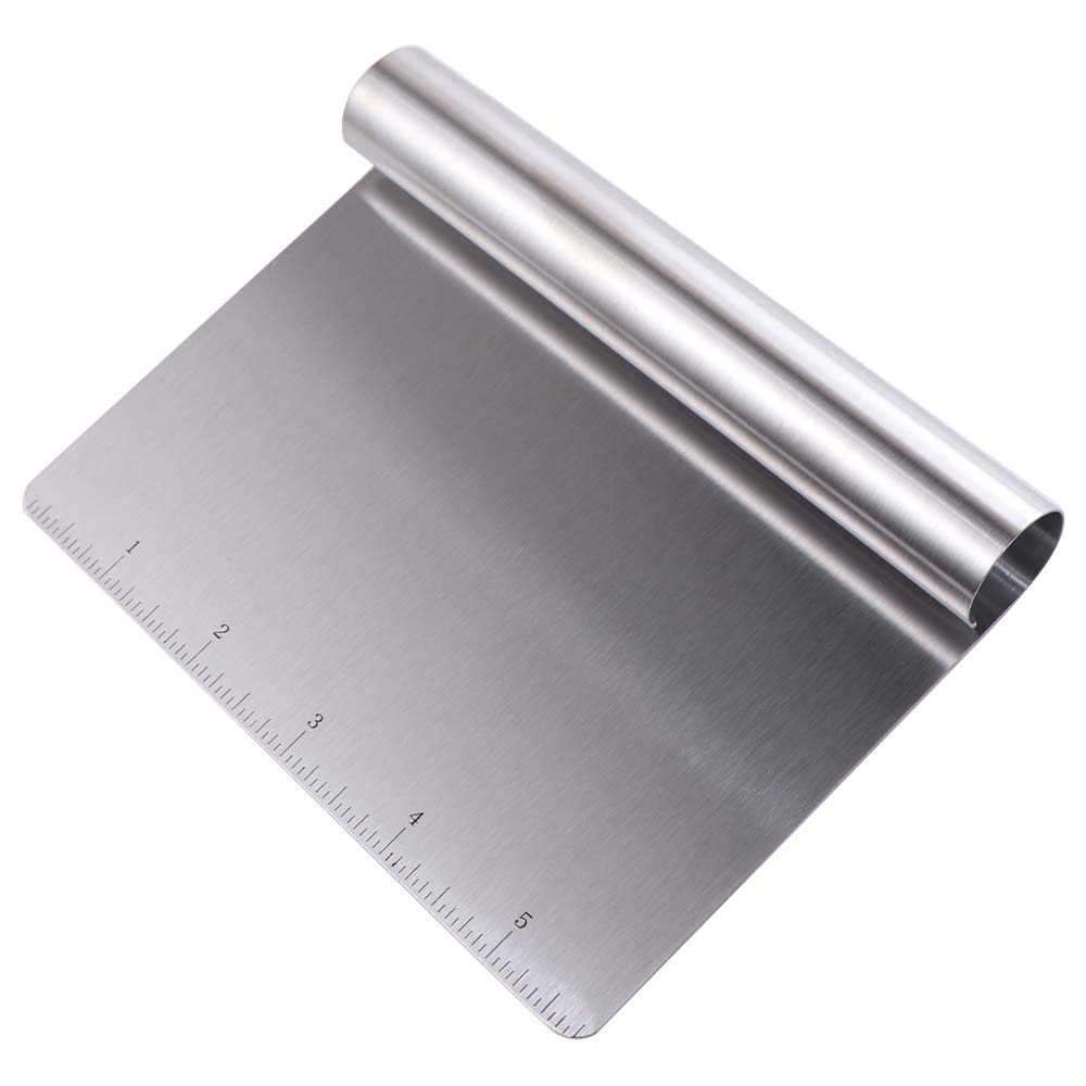 Easy To Clean Stainless Steel  - Bench Scraper Dough ulasan dan harga