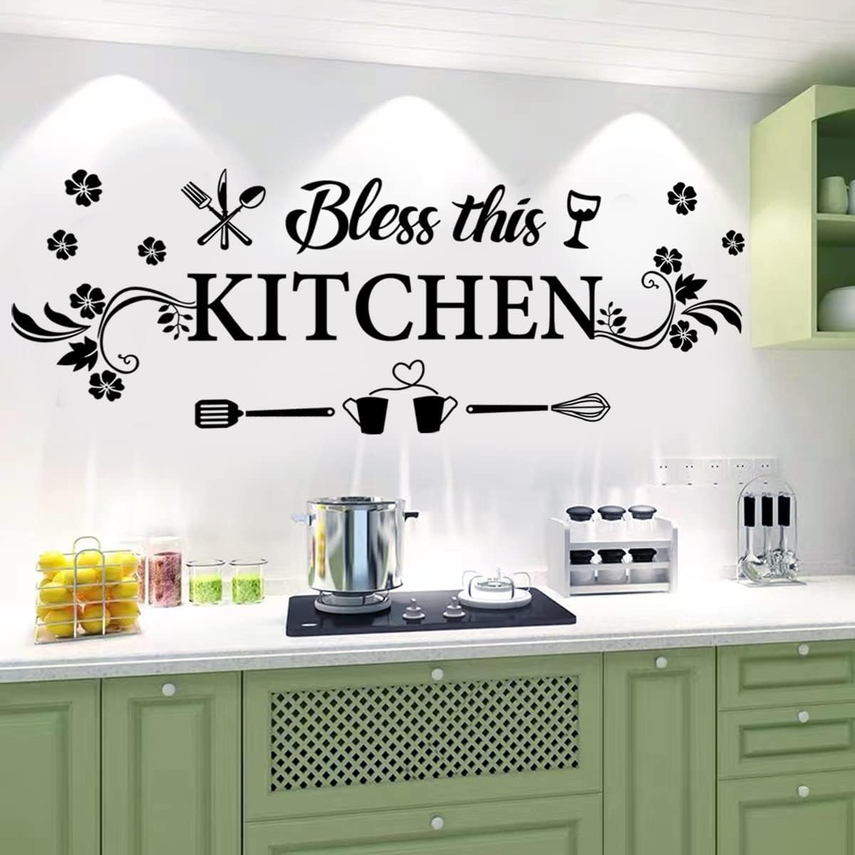 Bless This Kitchen Wall Decal  - Kitchen Baking Decor ulasan dan harga