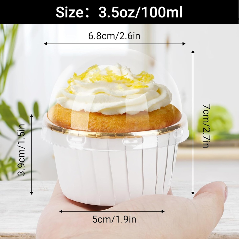 50 pcs Muffins Cup Paper Cupca - Kitchen And Baking Tools ulasan dan harga