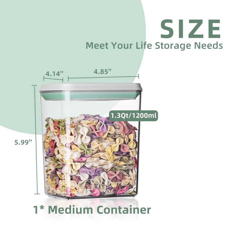 Ankou 3Pcs 1.2L Pop Airtight F - Kitchen Zo ulasan dan harga