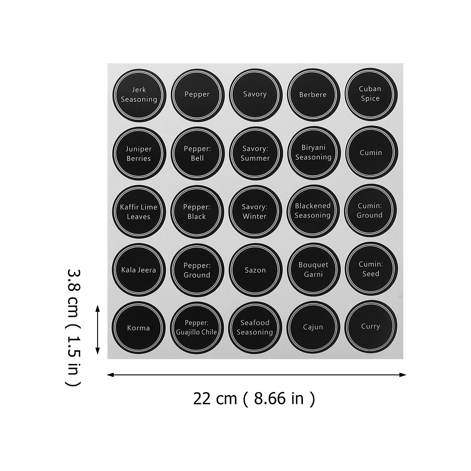 13 Sheets Blackboard Stickers  - Kitchen Baking Canisters ulasan dan harga