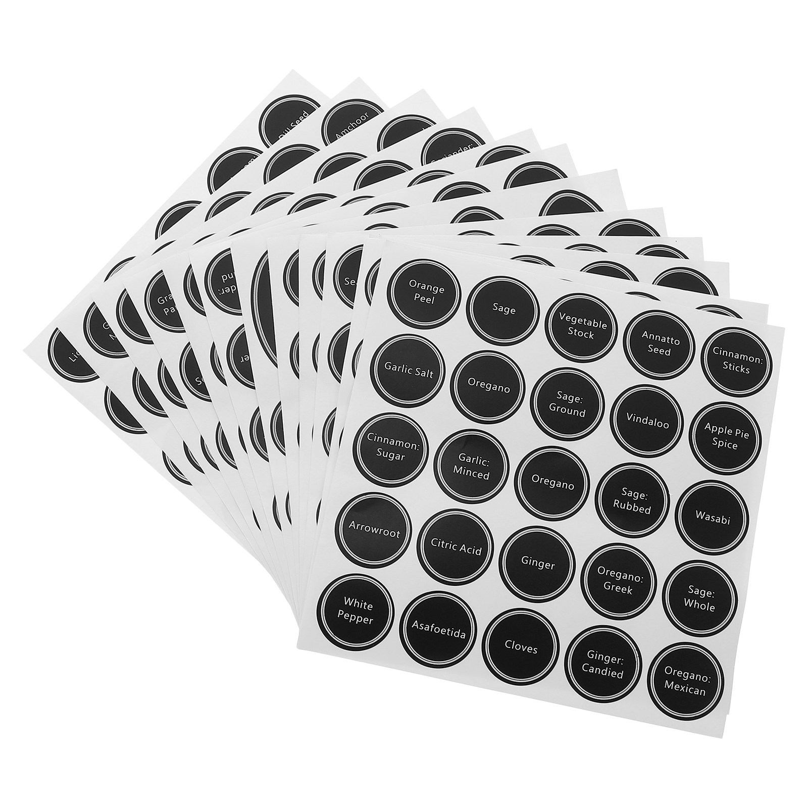 13 Sheets Blackboard Stickers  - Kitchen Baking Canisters ulasan dan harga