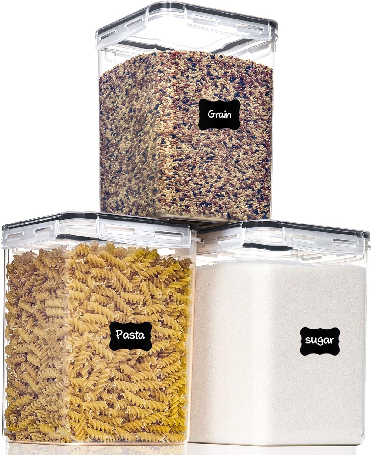 Large Food Storage Containers  - Kitchen Baking Canisters ulasan dan harga