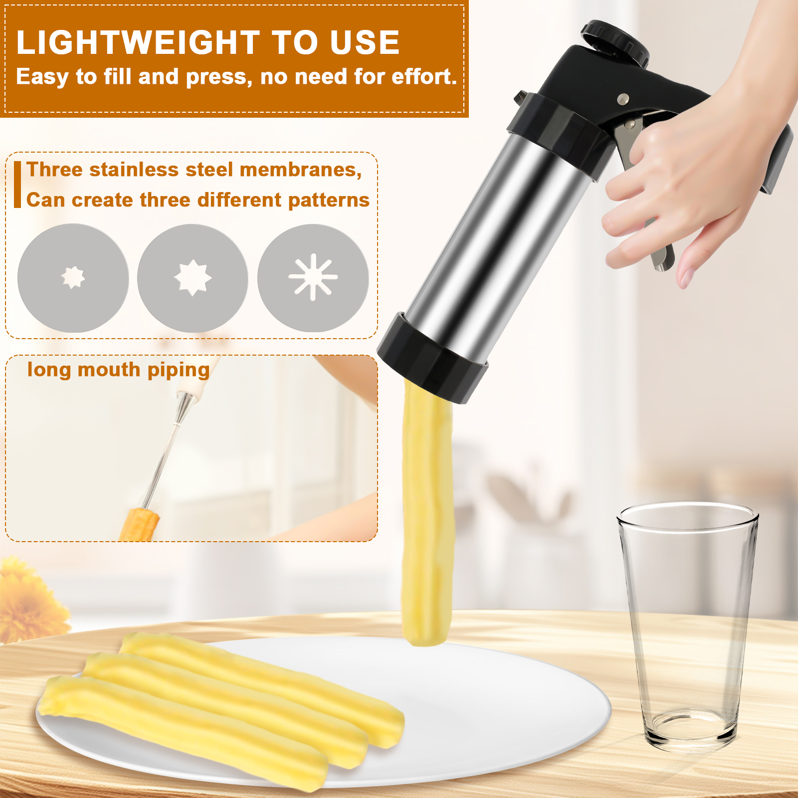 Churrera Churro Maker Machine  - Kitchen Baking Decor ulasan dan harga