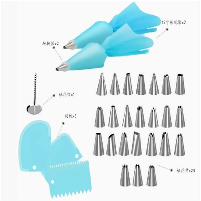 32 Piece Cake Decorating Tools - Kitchen And Baking Equipment ulasan dan harga