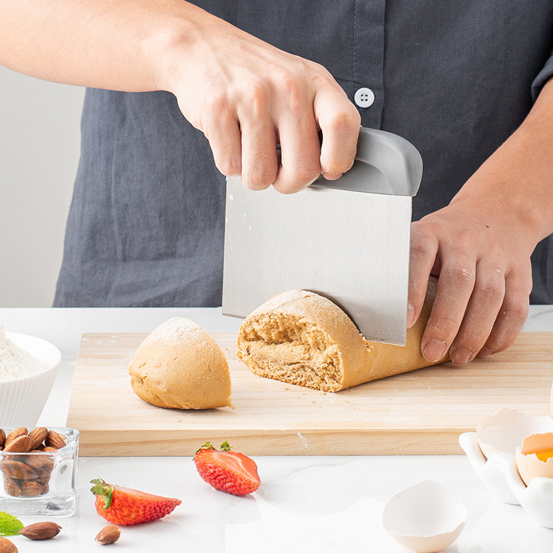 2 IN 1 Bench Scraper Dough Cut - Bench Scraper Dough ulasan dan harga