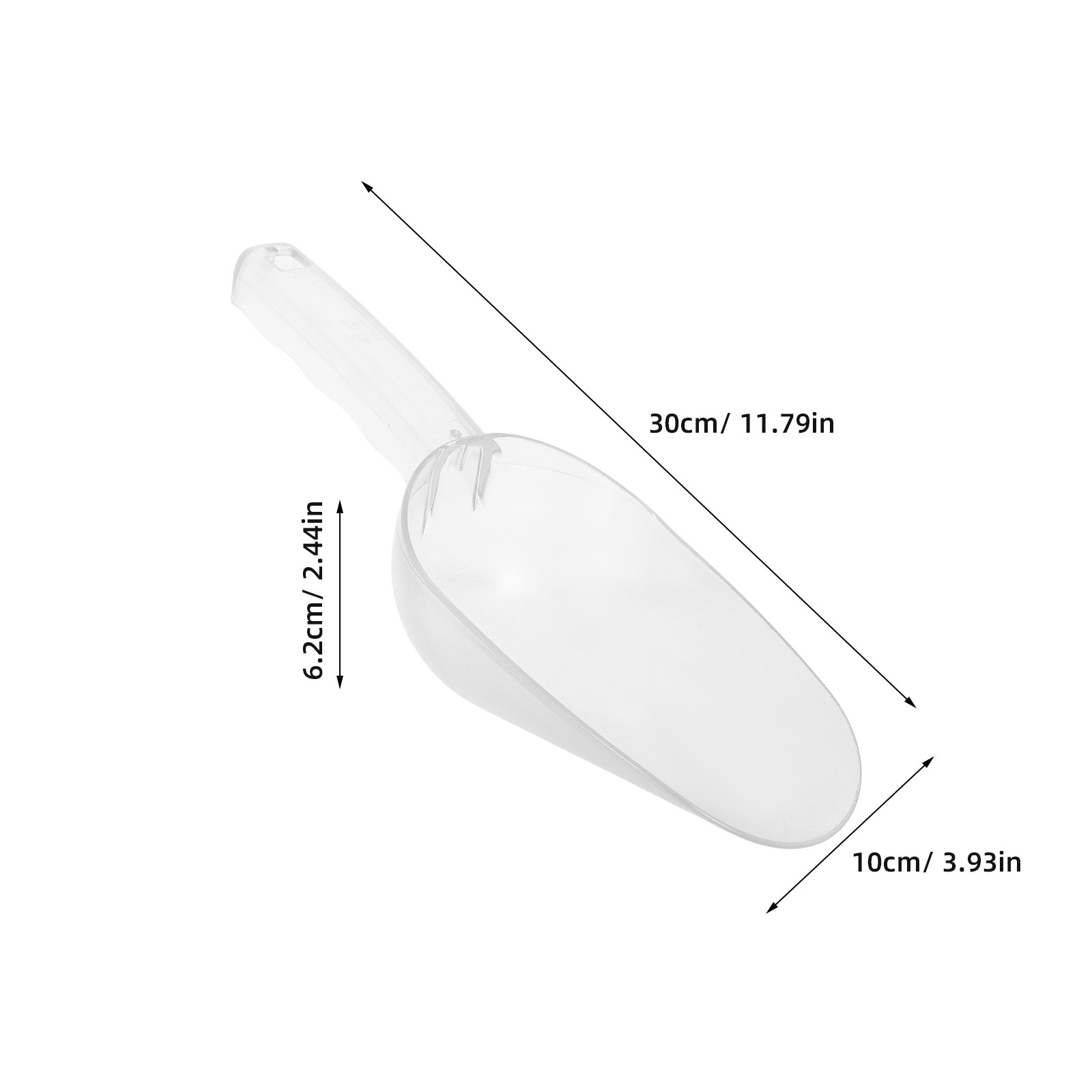 2Pcs Large Transparent Acrylic - Kitchen Baking Canisters ulasan dan harga