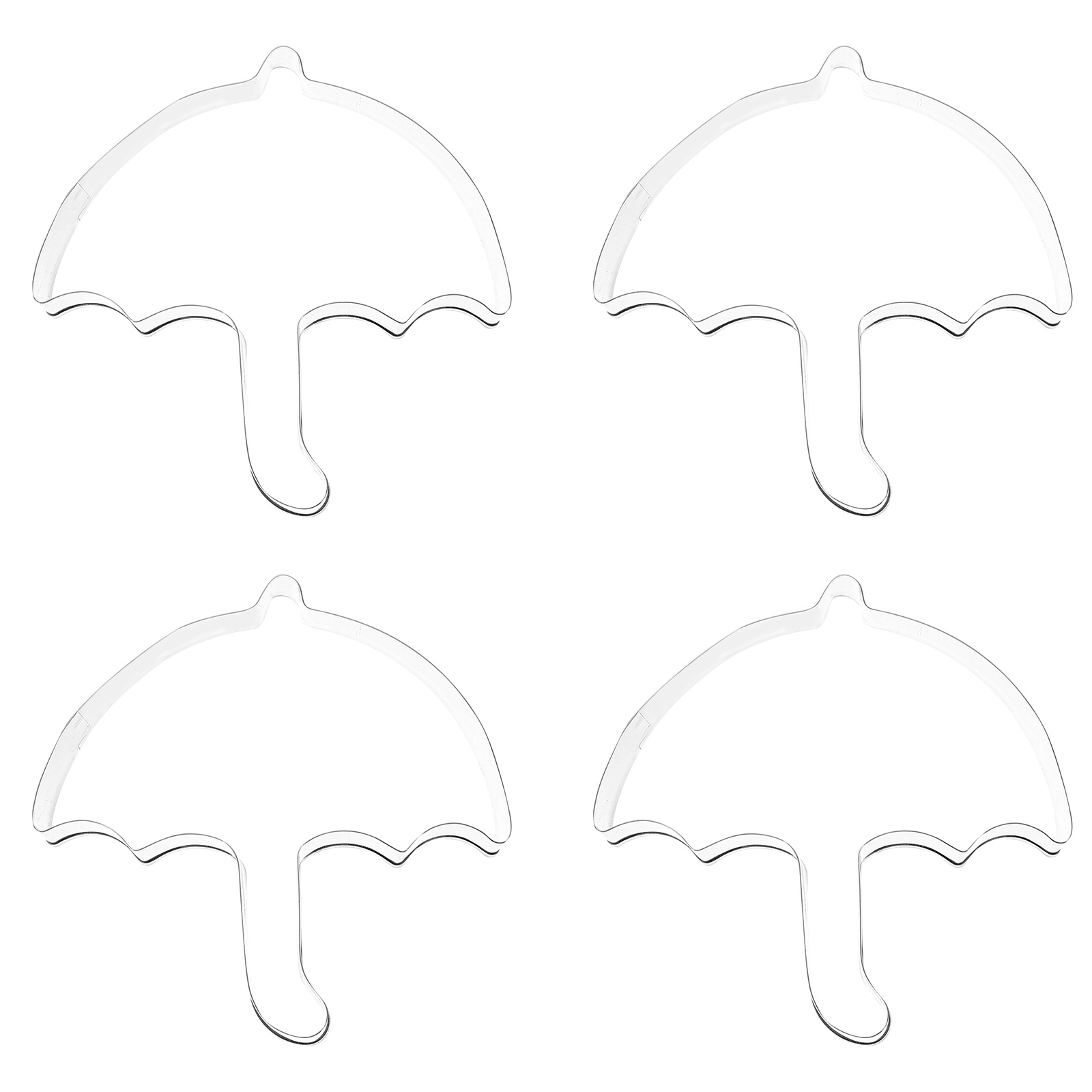 4Pcs Umbrella Design Stainless - Baking Kitchen Design ulasan dan harga