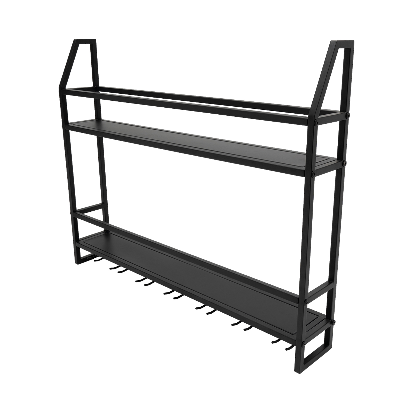 Double-layer Wine Rack Wall-Mo - Kitchen Zo ulasan dan harga