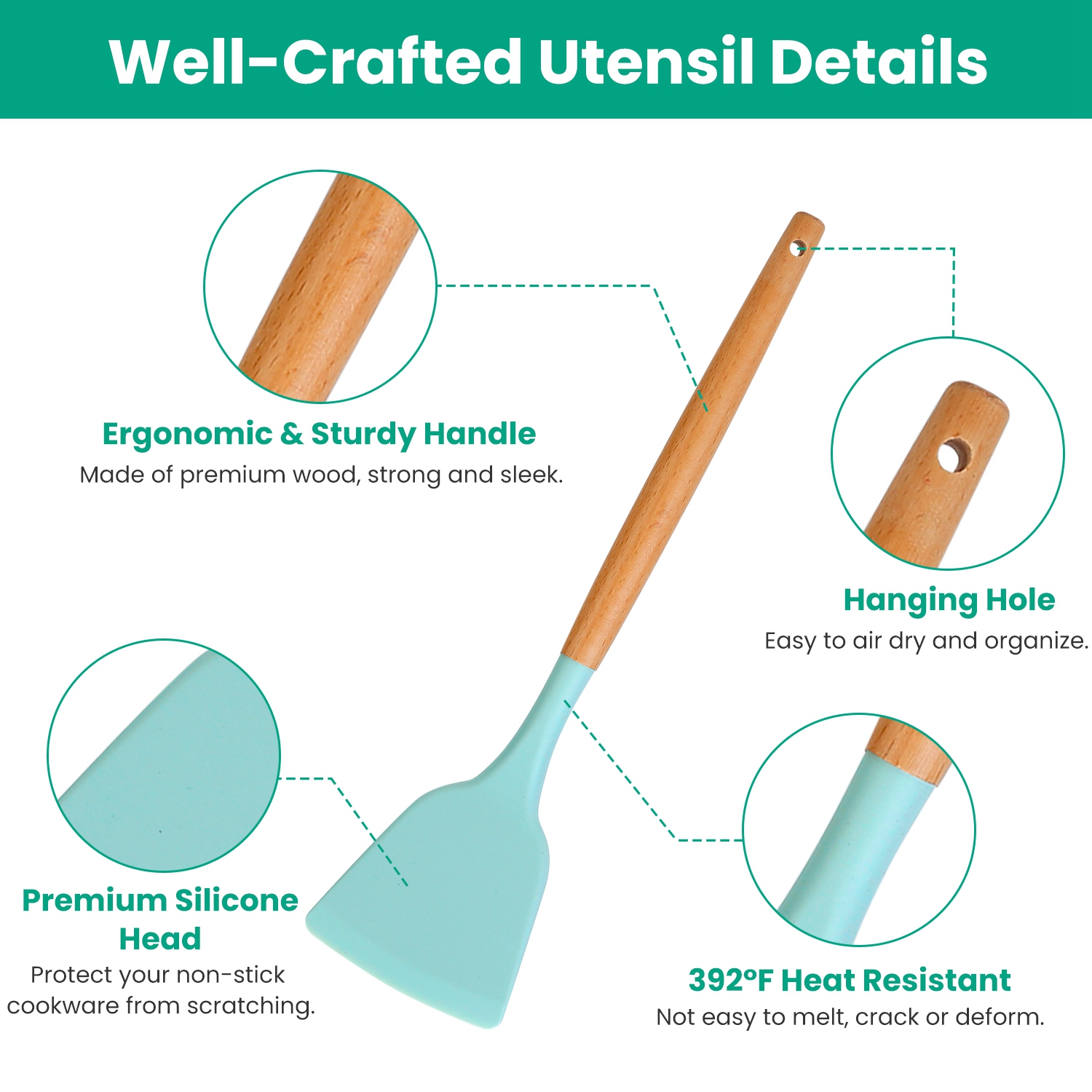 35Pcs Kitchen Cooking Utensils - Kitchen Baking Necessities ulasan dan harga
