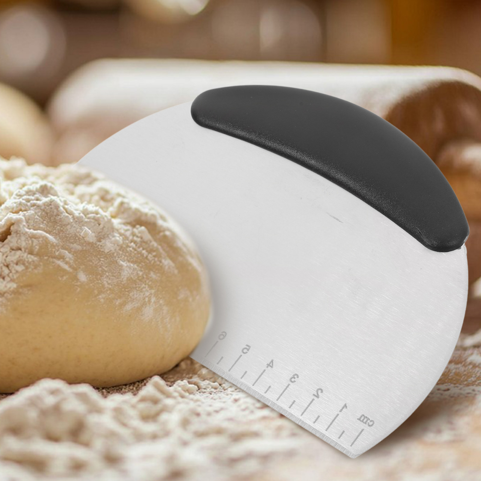 Dough Cutter Tool Stainless St - Bench Scraper Dough ulasan dan harga