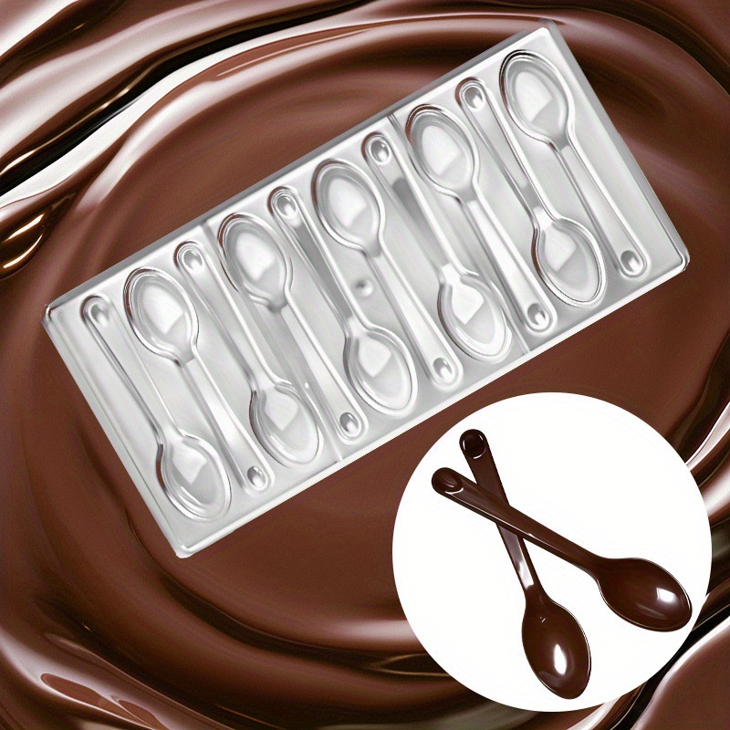 1PC Spoon Shaped Chocolate Mol - Kitchen Baking Decor ulasan dan harga