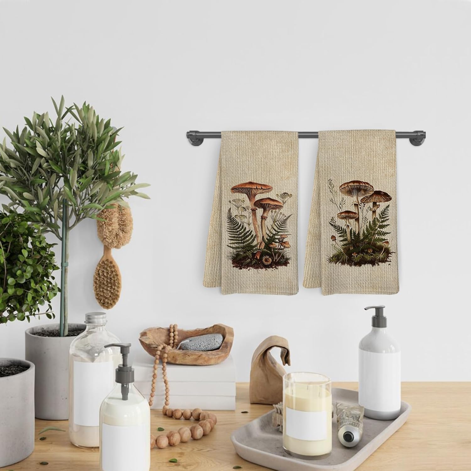 2Pcs, Vintage Mushroom Kitchen - Kitchen Baking Necessities ulasan dan harga