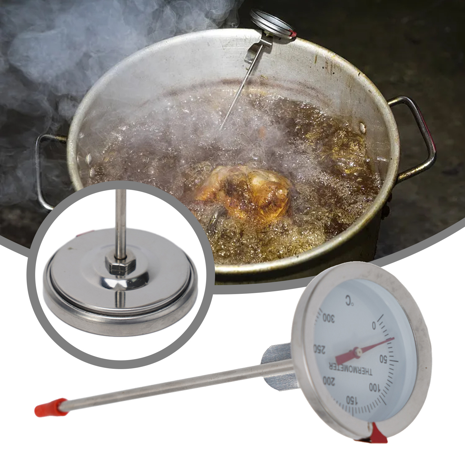 Stainless Steel Probe Thermome - Kitchen Baking Utensil ulasan dan harga