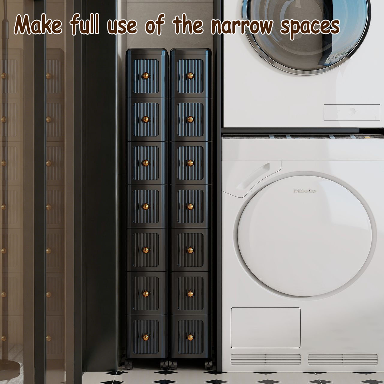 15CM Narrow Gap Drawer Storage - Kitchen Zo ulasan dan harga