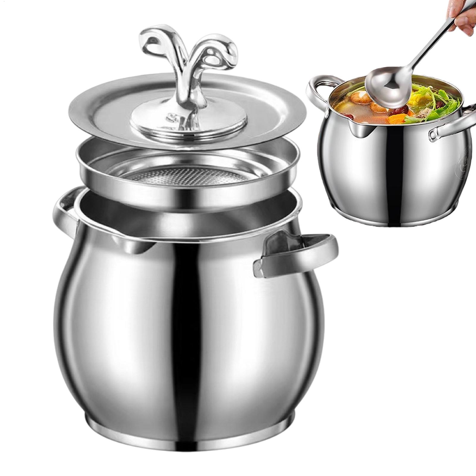 Bacon Grease Saver Stainless S - Kitchen Baking Canisters ulasan dan harga