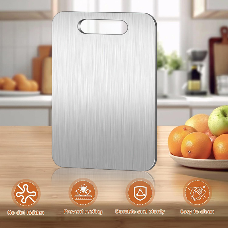 1pc Stainless Steel Cutting Bo - Kitchen Baking Utensil ulasan dan harga