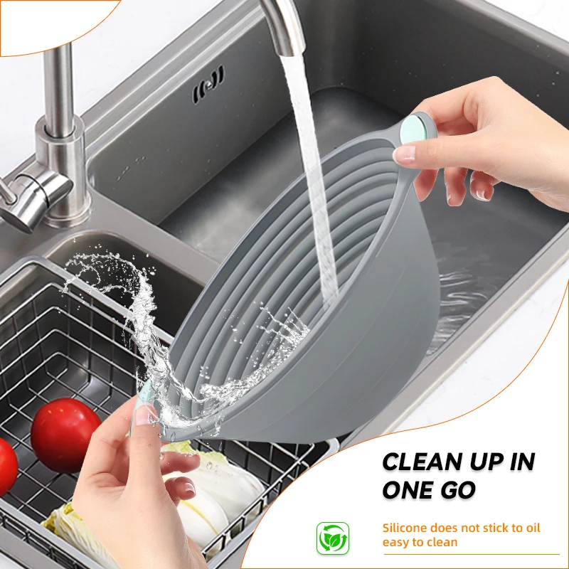 1PC Silicone Foldable Banneton - Kitchen And Baking Tools ulasan dan harga