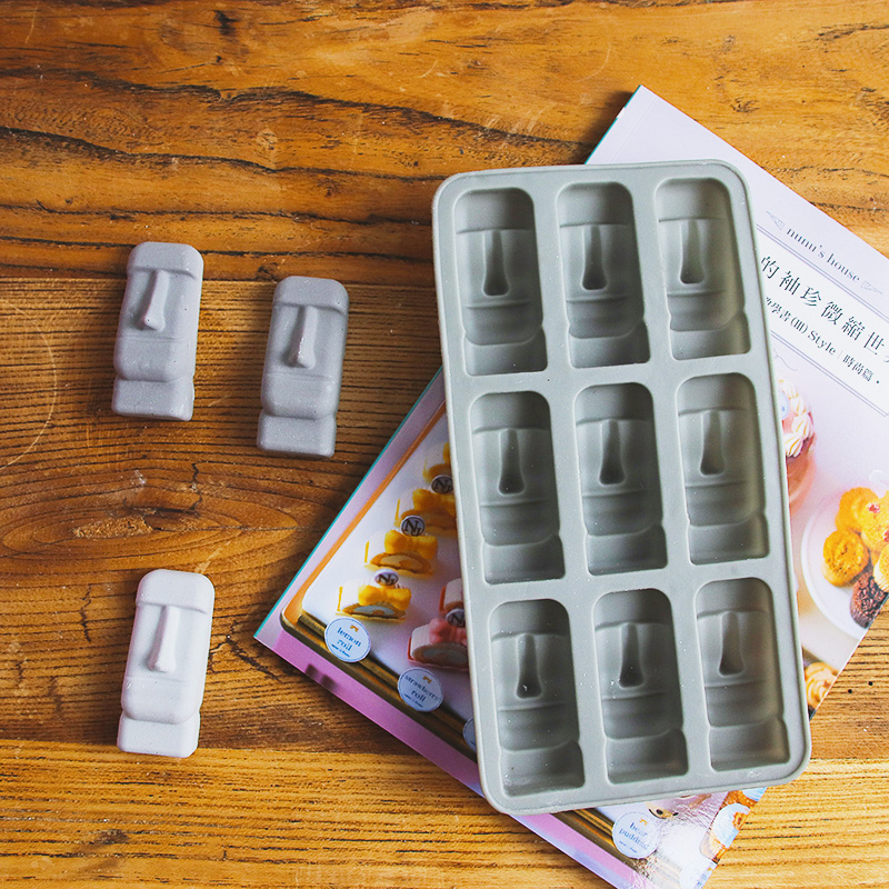 Easter Island Stone Statue Ice - Kitchen Baking Island ulasan dan harga