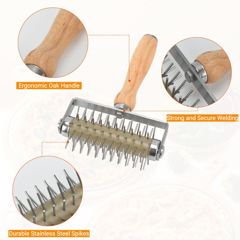 Stainless Steel Pizza Docker,  - Kitchen And Baking Equipment ulasan dan harga