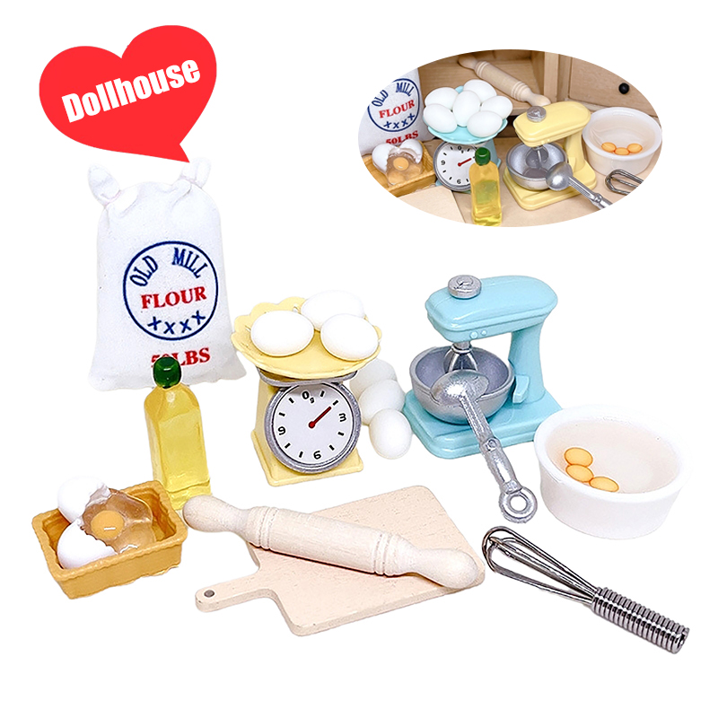 1Set 1:12 Dollhouse Miniature  - Kitchen And Baking Tools ulasan dan harga