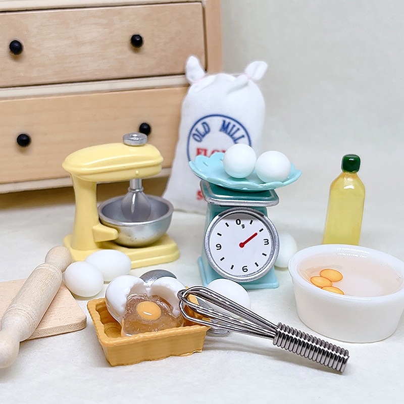 1Set 1:12 Dollhouse Miniature  - Kitchen And Baking Tools ulasan dan harga