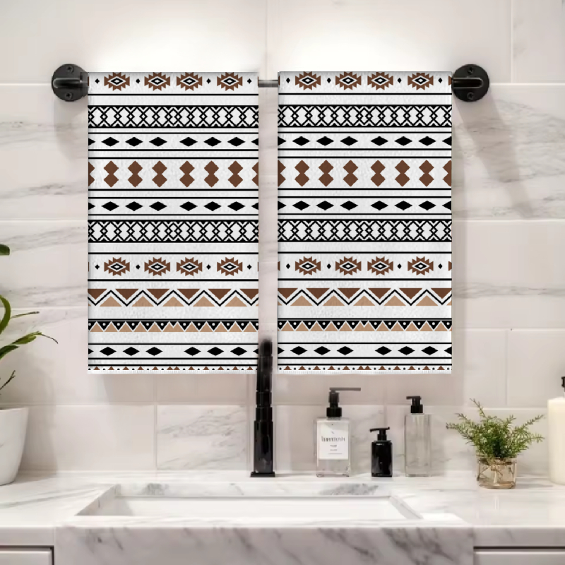 2Pcs, Exotic Geometric Striped - Kitchen Baking Necessities ulasan dan harga
