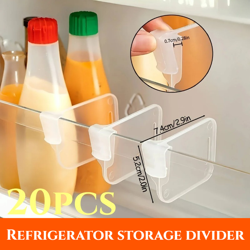 5-20PCS Sturdy Clear Refrigera - Kitchen Zo ulasan dan harga