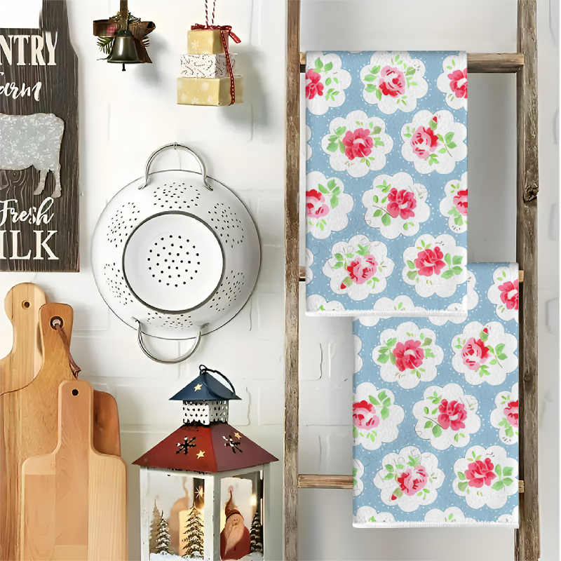 2Pcs, Blue Background with Pin - Kitchen Baking Necessities ulasan dan harga