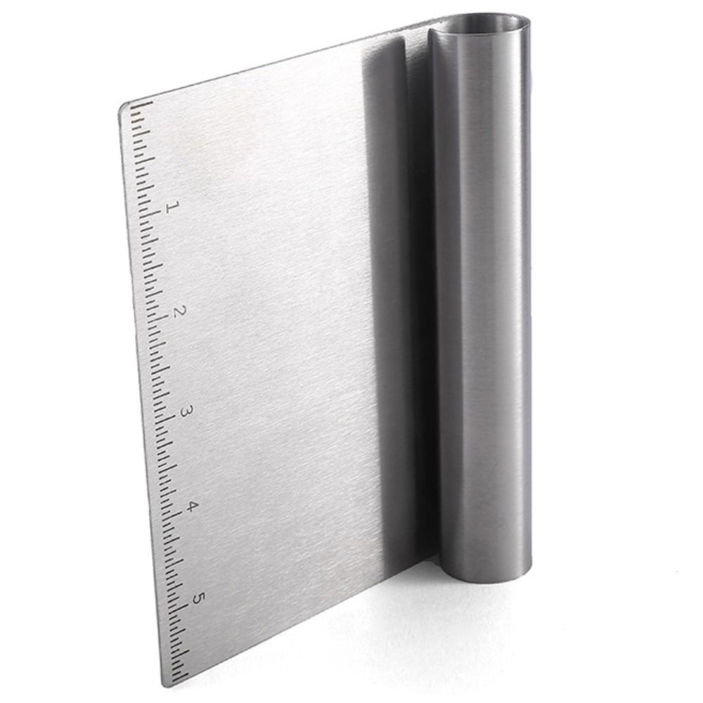 Baking Tool Stainless Steel Do - Bench Scraper Dough ulasan dan harga