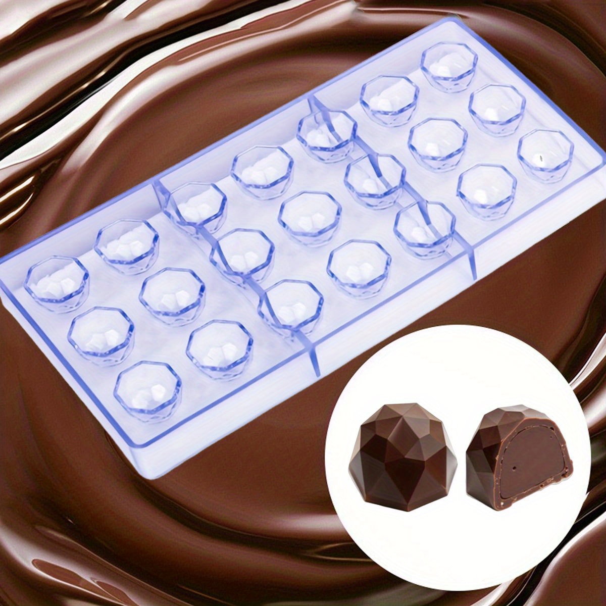 1PC 21-Hole Diamond Styles Ice - Kitchen Baking Decor ulasan dan harga