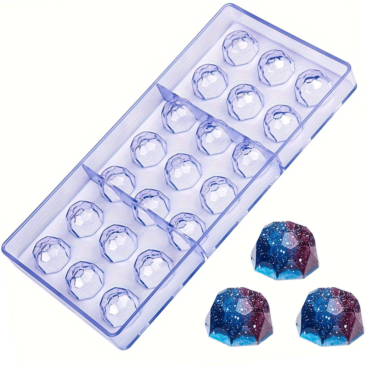 1PC 21-Hole Diamond Styles Ice - Kitchen Baking Decor ulasan dan harga