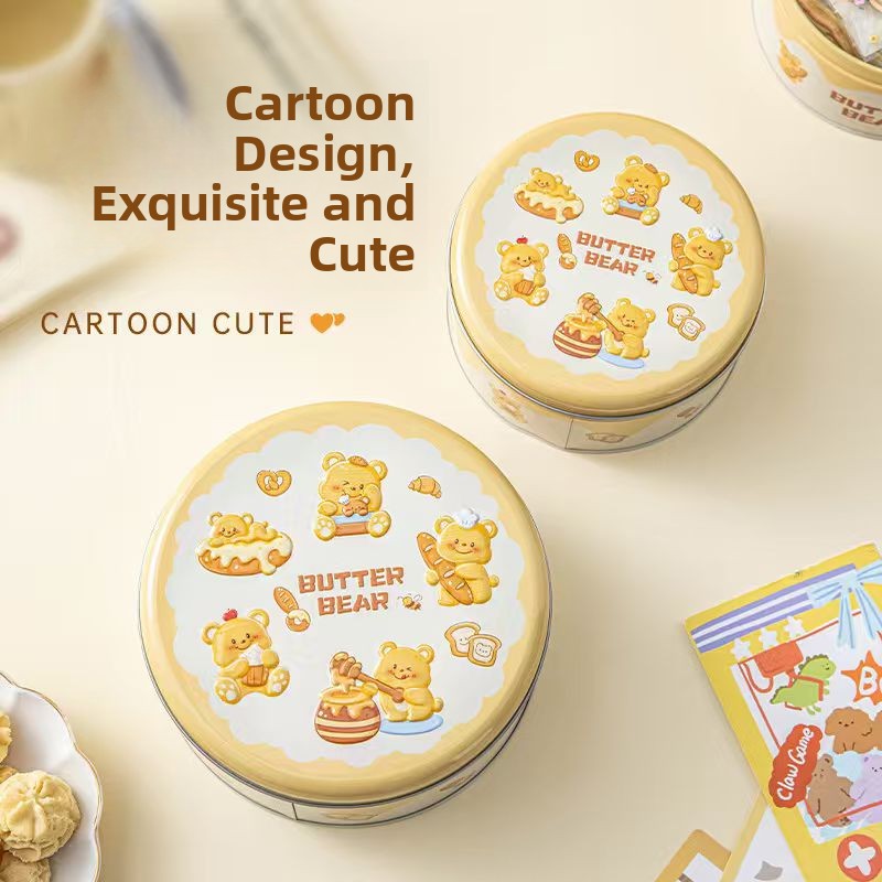 Home Use Cute Cartoon Biscuit  - Kitchen Baking Canisters ulasan dan harga