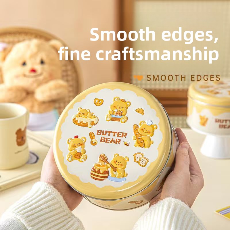 Home Use Cute Cartoon Biscuit  - Kitchen Baking Canisters ulasan dan harga