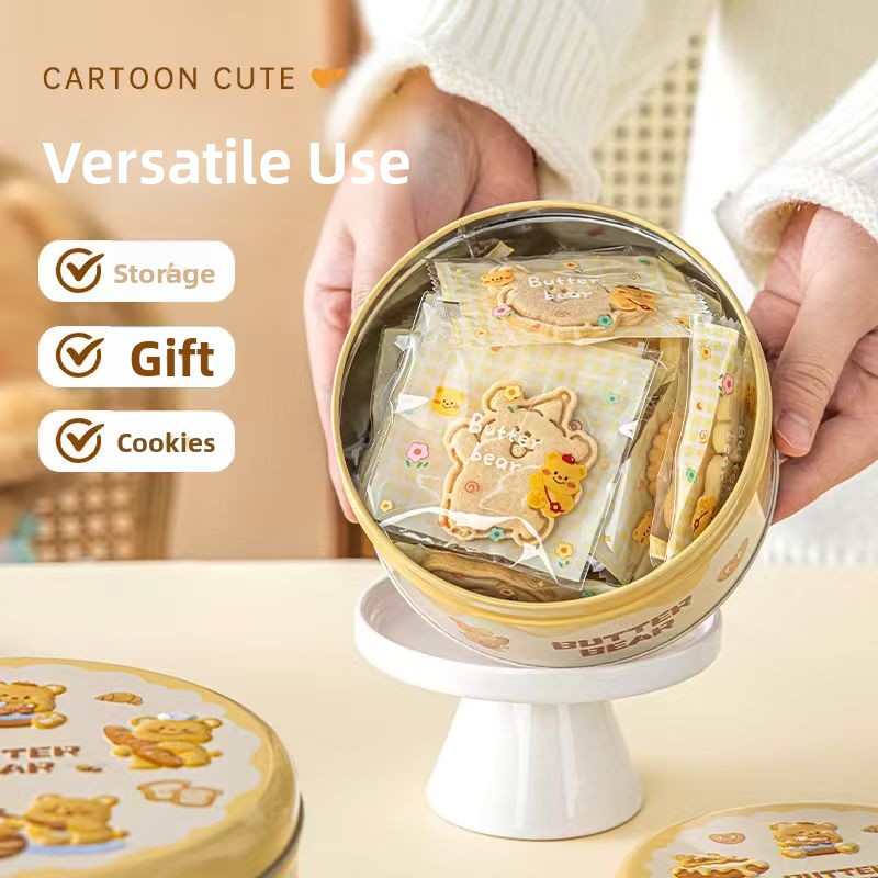 Home Use Cute Cartoon Biscuit  - Kitchen Baking Canisters ulasan dan harga